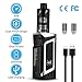 Produktbild E Zigarette Starterset, Aiemok Regelbare 80W Elektronische Zigarette Starter Set 2000mAh Dampfer Vape 0,5ohm 2,0ml Ezigarette Verdampfer Kopf Tank, E shisha mit LED Bildschirm Ohne Liquid Ohne Nikotin