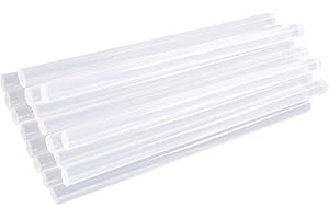 ORRDIFFI 20 Stück Heißklebestifte Ø11 x 200 mm Heissklebestift Transparente Schnelltrocknend Klebepistole Sticks für Heißklebepistole für Heimwerken Reparieren zum Kleben von Holz,Kunststoff,Keramik