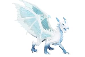 Doyomtoy Dragon de neige glacée - Jouet pour enfants - Dragon de glace - Figurine d'action - Cadeaux d'anniversaire pour enfants