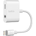 Belkin 3.5 mm Audio + Charge Rockstar (iPhone Aux Adapter/iPhone Charging Adapter for iPhone 13, 13 Pro, 13 Pro Max, 13 mini,