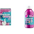 Gaviscon Double Action Heartburn & Indigestion Mint Flavour Sachets 24x10ml, 4 Hour Soothing Digestive Relief, Oral Suspension & Double Action Heartburn and Indigestion Liquid Mint Flavour, 300ml