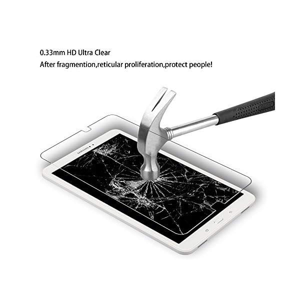 Samsung Galaxy Tab A 10.1 T580 T585C Protector de Pantalla WEOFUN Cristal Templado para Samsung Galaxy Tab A 10.1 2016… - Image 4