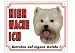 Produktbild Nobby 93233 Warntafel West Highland Terrier