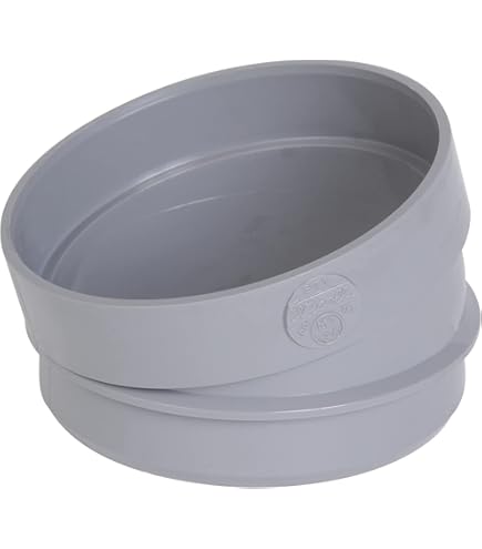 Coude Simple Femelle-femelle 67°30 - UCP66 - PVC Gris - 75 Mm - NICOLL