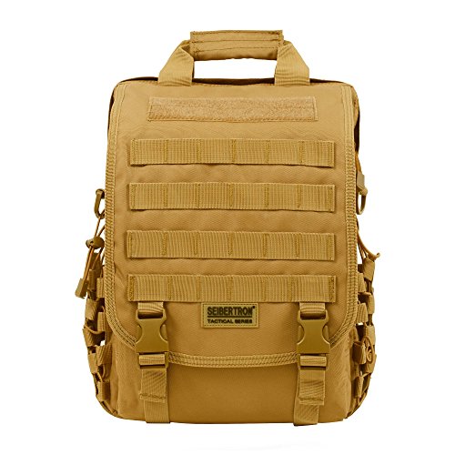 Seibertron Multifunktions Rucksack Polyester bis zu 38,1 cm (14 Zoll) Schultertasche, Aktentasche Sleeve Tasche für Netbook / Laptop / Notebook Computer / MacBook / MacBook Air / Toshiba / HP / Samsung / Acer / ASUS / Dell / Sony / Lenovo