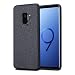 Produktbild Kit Me Out DE® Galaxy S9 Schutzhülle Hülle für Rückseite - Kombination aus TPU-Gel & Twill-Stoff - stoßfest & robust - für Samsung Galaxy S9 - Schwarz