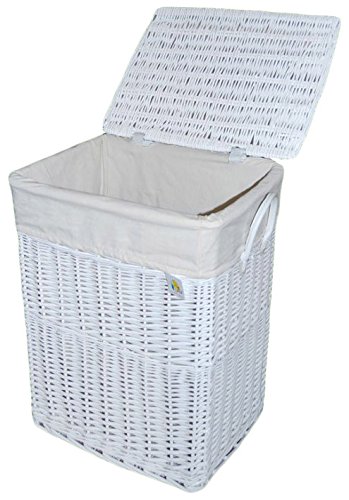 Wäschekorb Weide weiß 32x24 H.46 08WRt-a