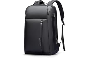 MUZEE MARK RYDEN Plecak biznesowy na laptopa 15,6 cala, rozszerzalny plecak podróżny o dużej pojemności 25 l - 35 l, wodoodporny plecak kabinowy 45 x 30 x 25 cm, torba robocza z USB dla mężczyzn