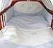 Baby Cot Beddding Set for Bed 140x70 cm Exklusive Flower blue