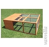 vanvilla Hasenstall Freilaufgehege Faltbar Kaninchenauslauf Hasenauslauf 160x100cm