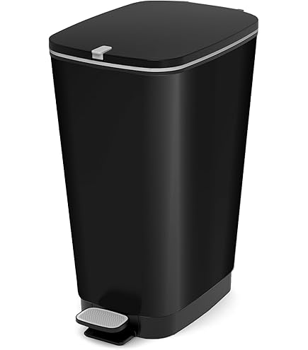 PATTUMIERA BAGNO ROTONDA APERTURA A PEDALE DA 3 LITRI BIANCA SOFT CLOSE - Foto 3