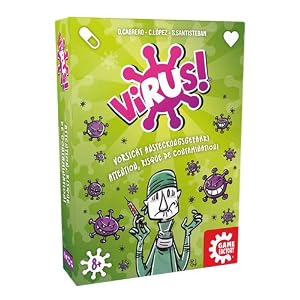 GAMEFACTORY-¡Peligro de contagio, multicolor (Game Factory 646239) – Versión Alemana (idiomas: Alemán, Italiano y Francés)
