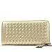Produktbild Urcover® geflochtene Geldbörse Etui Portemonnaie Tasche Geldbeutel Clutch für Kreditkarten und Bargeld etc. Gold