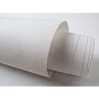 Rotolo Tela Per Pittura Nera | Cotone 100% | 106 Cm X 10 Mt | Pronta All'Uso | Made In Italy