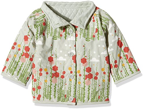 Little Green Radicals Baby Girls 0-24m Secret Garden Jacket, Blue, 9-12 Months
