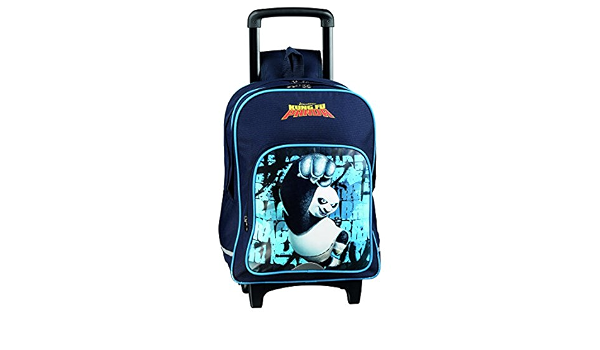 KUNG FU PANDA Evergreen - Cartella 38 cm, 16 l, 2 scomparti, colore: Blu,  blu (Blu) - 400062175 : Amazon.it: Valigeria