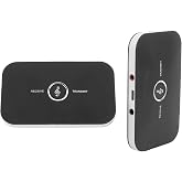 Bluetooth 5.0 adapt&ouml;r&uuml;, AUX Bluetooth adapt&ouml;r&uuml;, 2'si 1 arada Bluetooth alıcısı/verici, 3,5 mm RCA, HD d&uuml;ş&uuml;k gecikme s&uuml;resi, T