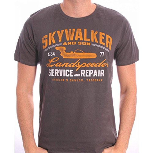 Star Wars Landspeeder Repair T-Shirt Grau XXL Star Wars Landspeeder Repair T-Shirt Grau XXL