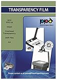 A4 x 100 PPD de inyección de tinta claro OHP Acetato Transparencia Película con tira de registro A4 X 100 hojas ppd-34 - 100