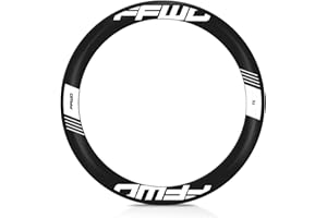 BUSEB Autocollants de Roue de vélo FFWD F6R Autocollant de Roue de vélo de Route Changement de Couleur Autocollant décoratif étanche Anneau de Carbone Autocollant de Jante