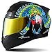 Price comparison product image God of War Guan Gong Carbon Fiber Motorcycle Helmet, Professional Racing Off-Road Helmet, Reversible Lens Motorcycle Full Face Helmet, DOT Certified Protective Cap,L:58~60cm