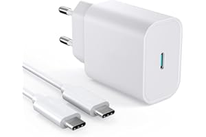 DEESOOCO Cargador 25W de USB C con Cable de Carga USB-C, Carga Rapida con i-Phone 16/16 Pro/16 Pro Max/16 Plus/15/15 Pro/15 Pro Max/15 Plus/i-Pad Pro/Air, Samsung Galaxy S24/S23/Note20, Z Flip6/Z Fold6 etc