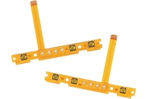 OnlyTech - Nappes internes des boutons latéraux SL/SR/SYNC de remplacement pour les manettes Joycon gauche et droit (bleu et rouge) de la Nintendo Switch