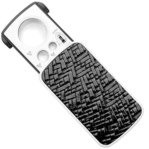 Preisvergleich Produktbild Magnifier Ausziehlupe Tragbareslupe Für Beleuchtete Mikroskop Identifikation Schmuckstücke Antike Jade Lupe 30X / 60X / 90X