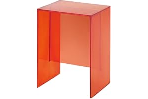 Kartell MAX-Beam Mesita, Anaranjado Mandarina, 33 x 47 x 34 cm