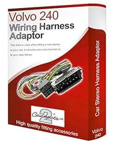 Volvo 240 radio stereo amplified system wiring harness: Amazon.co.uk