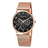 Mode Uhr für Herren und Damen, Malloom, New Classic Hot Luxus Frauen Edelstahl Analog Quarz Analog Armbanduhr