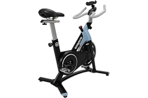 BT BODYTONE Bodytone Bicicleta estática indoor magnética - Bicicleta estática spinning con volante de inercia de 16kg y ruedas de transporte – Bici spinning DS16