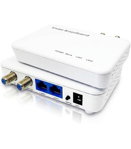 ScreenBeam Bonded MoCA 2.5 Adattatore di rete per Internet ad alta velocità, Ethernet su coassiale - Adattatore singolo aggiuntivo per rete MoCA esistente (modello: ECB7250S02 ScreenBeam Bonded MoCA 2.5 Adattatore di rete per Internet ad alta velocità, Ethernet su coassiale - Adattatore singolo aggiuntivo per rete MoCA esistente (modello: ECB7250S02