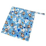 Eizur Baby Wickeltasche 2 Reißverschlüsse Wiederverwendbare Wasserdichter Windeltasche Kleinkind Windel Tasche Organiser Wasserdichtem Tuch Windel 30 * 36 cm, 9 Typen Optional - 2