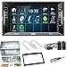 Produktbild JVC KW-V240BT Bluetooth Freisprecheinrichtung USB MP3 DVD CD Autoradio Moniceiver Touchscreen Einbauset für Peugeot 307 Citroen C2 C3