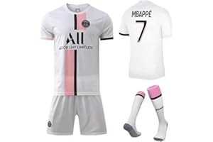 KiKa Monkey Fußballkleidung PSG Messi Neymar JP Mbappe, Auswärtstrikot, Erwachsene und Kinder, Fußballtrikot, Jungen, Paris, Outdoor, Trikot, PSG 30