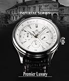 KS Automatik Uhr Herrenuhr Leder Armbanduhr