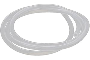 sourcingmap 4mmx6mm Silicone Food Grade Translucent Tube Beer Air Hose Pipe 1Meter