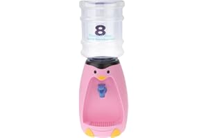 Ciieeo Mini Water Dispenser 2000Ml, Non-Heating Cartoon Penguin Drink Machine, Small Home Water Cooler, Portable Lovely Fountain for Office and Outdoor Use, Random Color