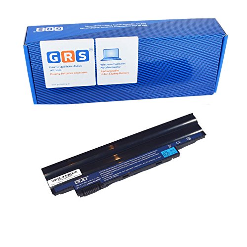 GRS Notebook Akku für Acer Aspire one 360, 522, 722, AOD255, D257, D260, Aspire one happy, ersetzt: AL10B31, AL10A31, AL10G31, AK.003BT.071, AK.006BT.074, ICR17/65L, C.BTP00.12L, C.BTP00.128, Laptop Batterie 4400mAh, 11.1V