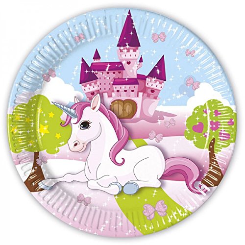 36 Teile kleines Einhorn Party Deko Set für 8 Kinder - 2