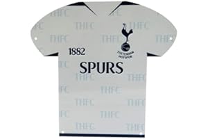 Tottenham Hotspur Shirt Shaped Metal Sign, 3034-SPURS,White,32x31