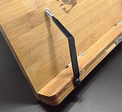 LH246-1 Leseständer Buchhalter aus Natur Bamboo, Große Ausführung - 5