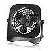 Produktbild USB Ventilator Mini Ventilator Computer Tischventilator Geschwindigkeit Glamouric Mini Fan Lüfter Schreibtisch Bodenventilator Windmaschine leise 360°Drehbar mit An/Aus-Schalter schwarz