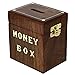 Produktbild Indian Coin Bank Geld sparen Box – Banks für Kinder & Erwachsene – Holz Urlaub Sparschwein