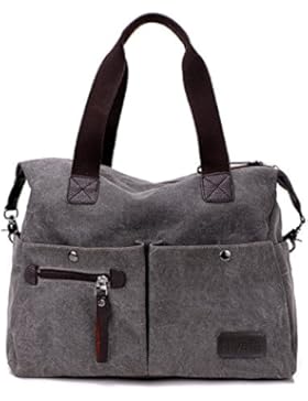 Nlyefa Damen Canvas täglich Handtasche Umhängetasche für Reise Shopping