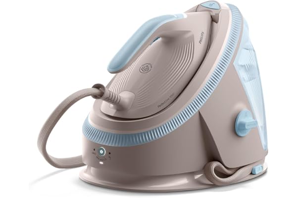 PerfectCare 7000 Ångstation, 600 g ångpuff, 8,5 bar | SteamGlide Elite-sula – OptimalTEMP, 1,5 L avtagbar tank, Easy De-Calc, vertikal ånga (PSG7200/60)
