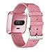 Produktbild 7Lucky Uhrenarmbänder Kompatibel für Fitbit Versa Lite,Verstellbare Luxusgewebe Sport Armband Ersatz Uhrenarmband für Damen Herren