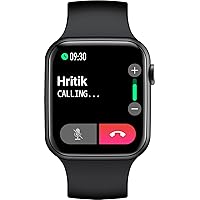 Fire-Boltt Ring Bluetooth Calling Smartwatch with SpO2 & 1.7” Metal Body with Blood Oxygen Monitoring, Continuous Heart…