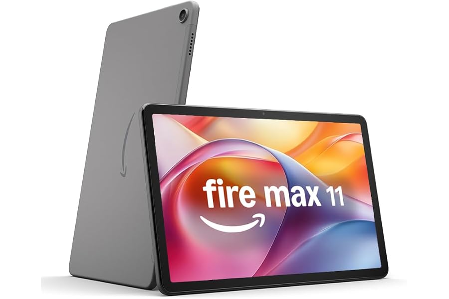 Amazon Fire Max 11-Tablet, unser bisher leistungsstärkstes Tablet, mit klarem 11-Zoll-Display, Octa-Core-Prozessor, 4 GB